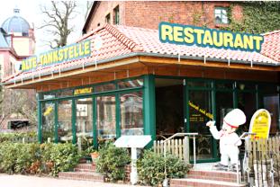 das Restaurant "Alte Tankstelle" in Waren (Müritz)